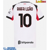 AC Milan Rafael Leao #10 Replica Away Shirt Ladies 2025-26 Short Sleeve